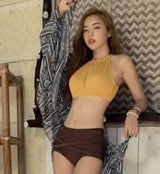 Swimwear Women's Three-piece Slim Bikini Small-1