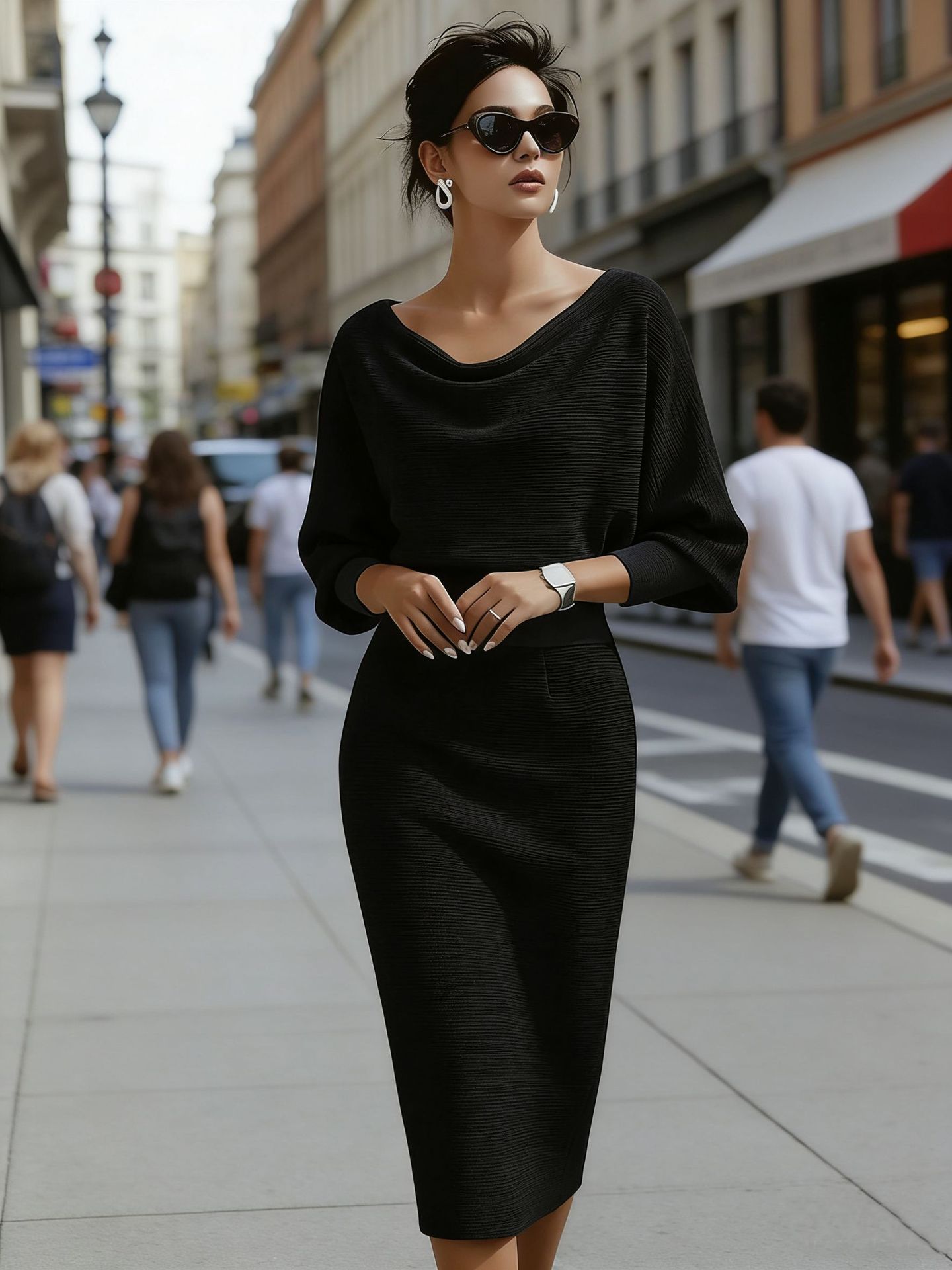 Chic Plus Size Bodycon Dress