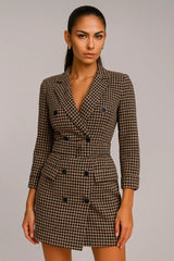 Sonbahar ve Kış Kadın Modası Uzun Kollu Kemer Çift