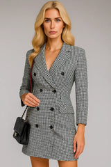 Sonbahar ve Kış Kadın Modası Uzun Kollu Kemer Çift