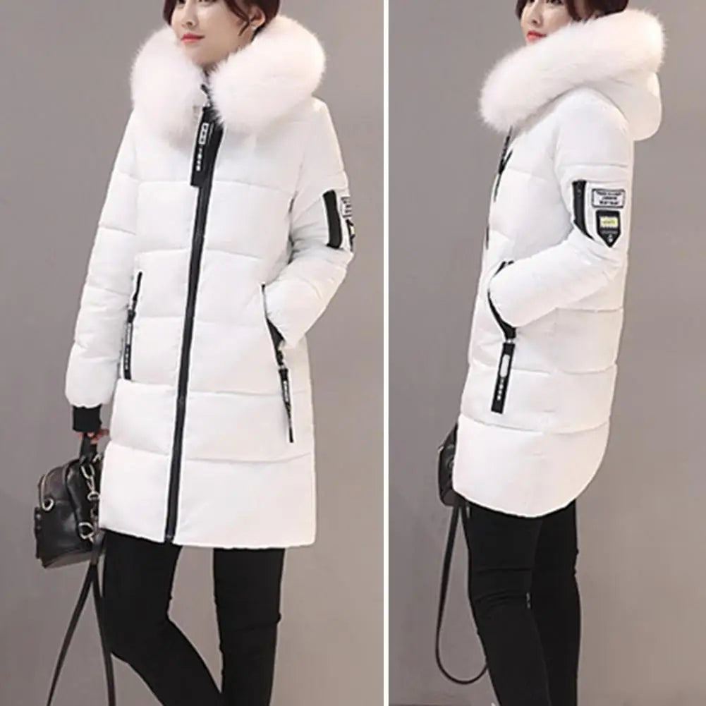 Faux Fur Hooded Winter Coat – Warm and Stylish Essential