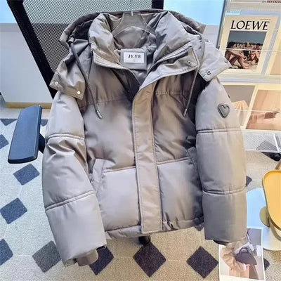 Cozy Hooded Puffer Jacket – Winter Warmth with Style