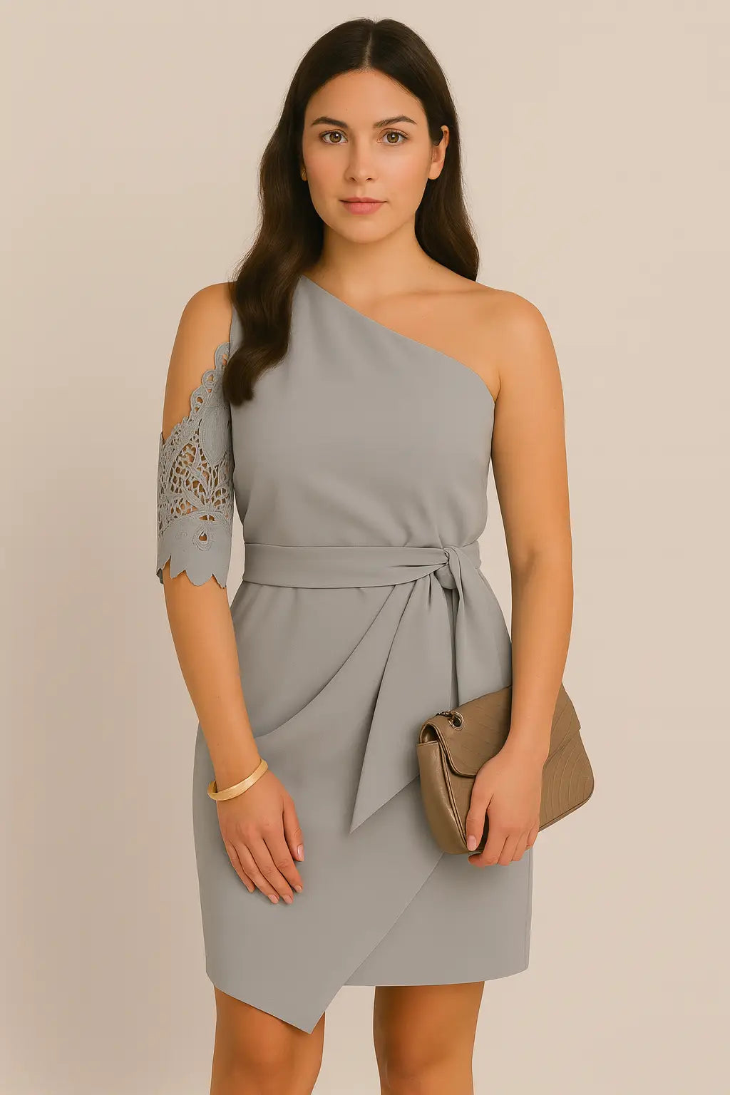 Kadın Zarif Dantel Yarım Kol