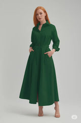 Bol Elbise Kadın Elastik Yüksek Bel Göster İnce Mizaç