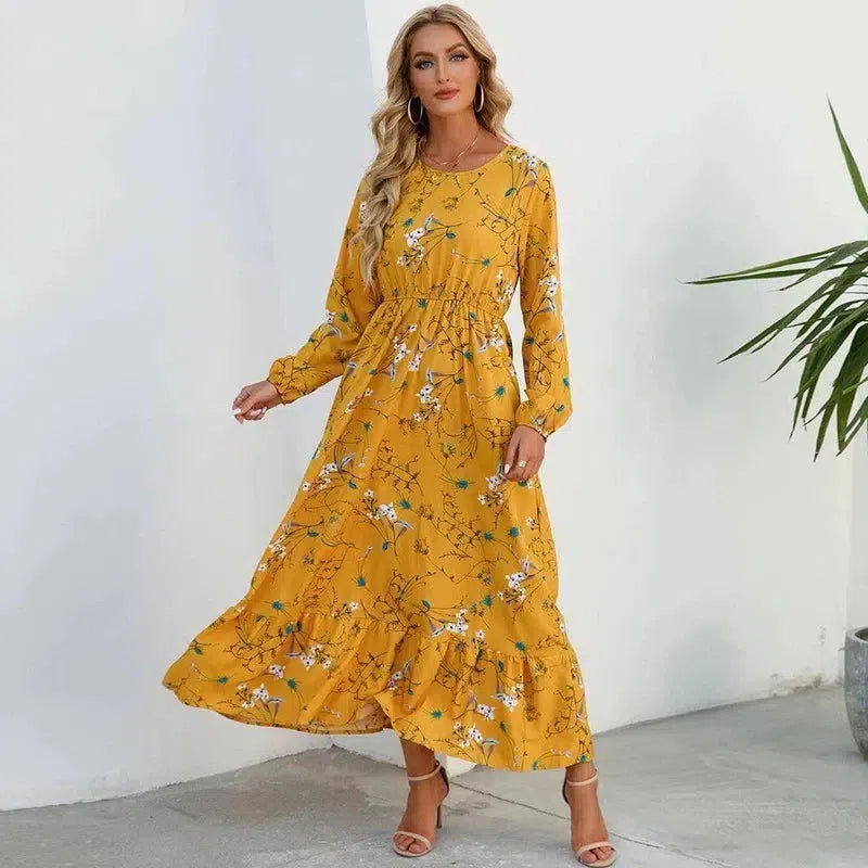 2023 Sping Summer Bohemian Women Maxi Dress Casual Long-5-11