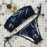 Brazilian swimsuit bandeau Swimwear Vintage Bathing-2