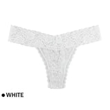 Briefs Lingerie Underwear Low Waist Panties For Women-White-2