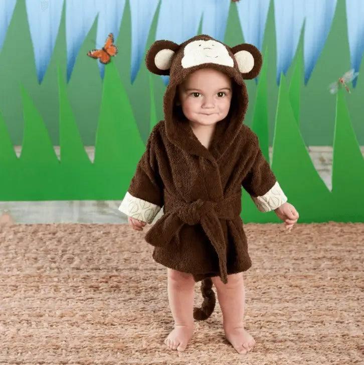 Cartoon Cute Animal Modeling Baby Bath Towels Baby Bathrobes-Brownmonkey-20