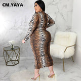 Chic Plus-Size Tiger Print Dress: Style & Comfort-2