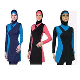 Conservative Swimwear Sunscreen Swim Long Sleeves Hijab-1