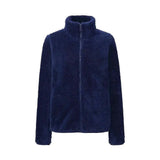 Coral fleece jacket-Navy blue-11