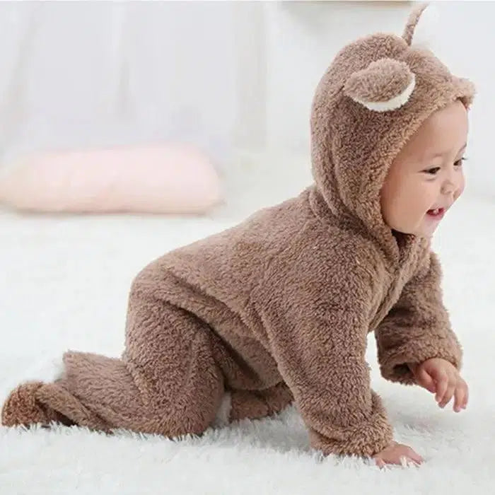 Cute Baby Winter Romper-1