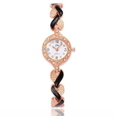 Leaf bracelet quartz wrist watch-3