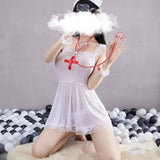 Lingerie Nurse Uniform Nightdress-1