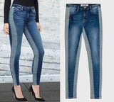 European and American jeans summer new elastic thin skinny-2