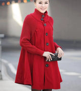 Fashion Mid-length Trench Coat For Women-3