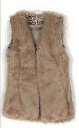 LOVEMI - Lovemi - Faux Fox Fur Vest Women's Warm Vest Vest