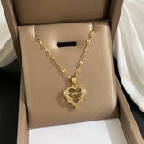 Love Smart Necklace Female Phenix Dance In The Sky Cold Style Luxury Temperament Clavicle Chain-9