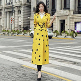 Korean Style Popular Over-the-knee Temperament Coat Coat-2