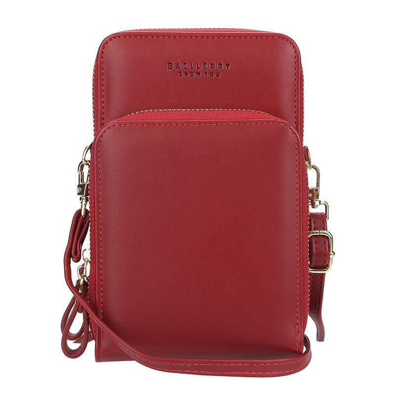 Large Capacity Crossbody Shoulder Bags For Women Fashion Zipper Mobile Phone Bag-9