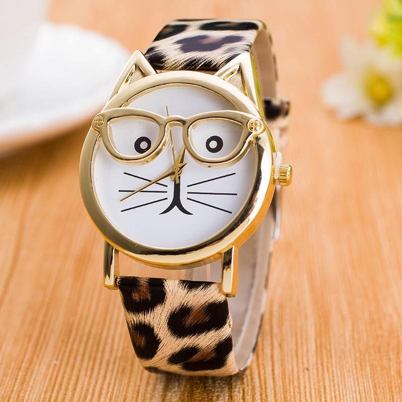 Lovely Cartoon Children Watch-Leopard-8