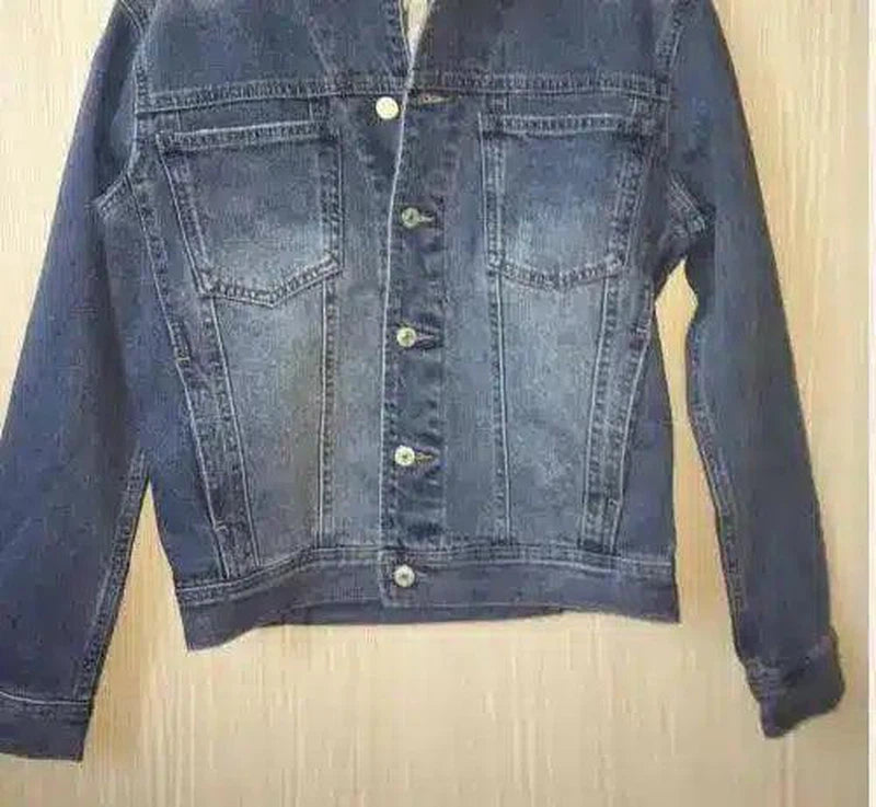 Classic Denim Jacket for Casual Wear-Picture color-1