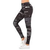 LOVEMI - Lovemi - Brand Sexy Women Legging Leaf Printing Fitness