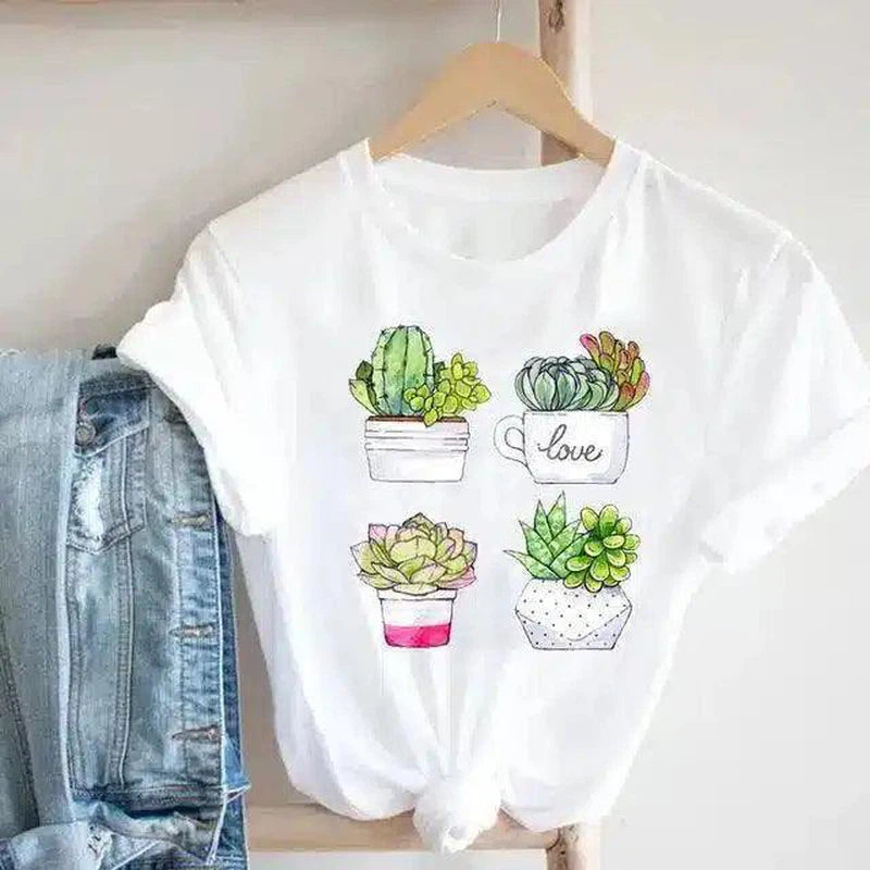 Terrarium Graphic Tee-Shirt-16Style-14