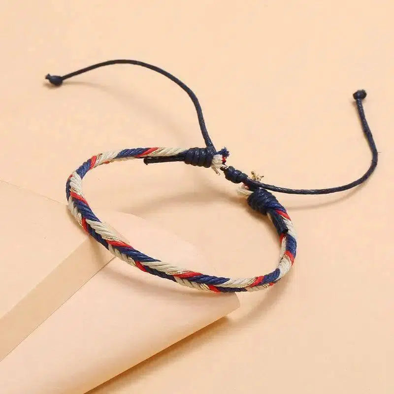 Colorful Cotton And Linen Bracelet-1