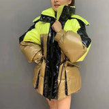 LOVEMI - Lovemi - Contrast down jacket