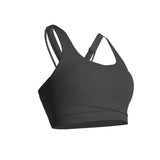 Women's Supportive Sports Bra Top-Black-2