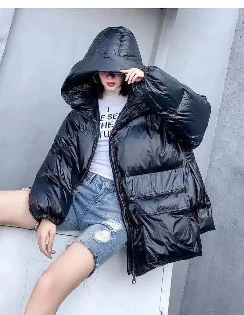 LOVEMI - Lovemi - Glossy down jacket