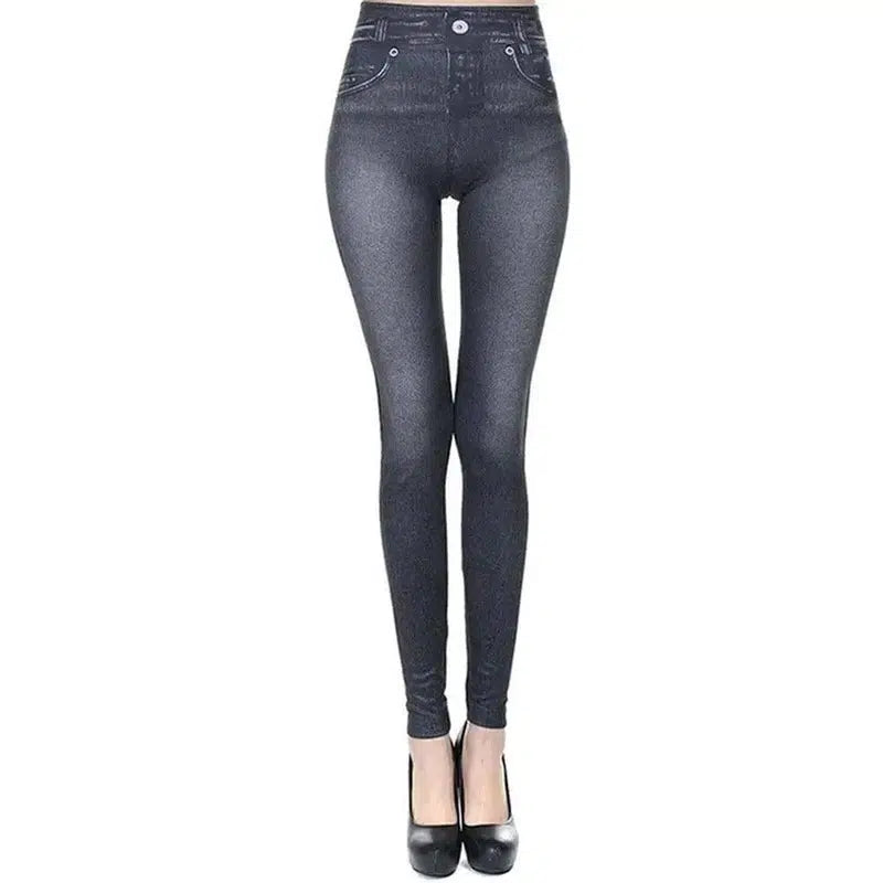 LOVEMI - Lovemi - High Waisted Jeggings - Denim Leggings