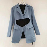 LOVEMI - Lovemi - Irregular suit with waist