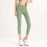 Leggings for Women High Waisted Tummy Control Workout-Light Green-9