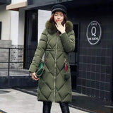 LOVEMI - Lovemi - Long hooded padded down coat coat women