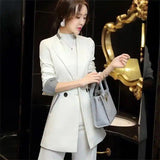 Women's Tailored Blazer and Trousers Set-1