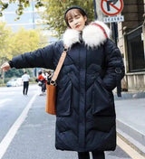 LOVEMI - Lovemi - Mid-length loose down padded jacket