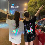 LED Light-Up Unicorn T-Shirts for Night Events-1