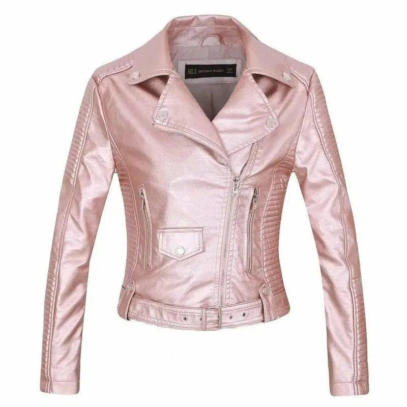 Motorcycle jacket-Silver powder-7