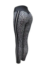 LOVEMI - Lovemi - Printed leopard print bottom yoga pants