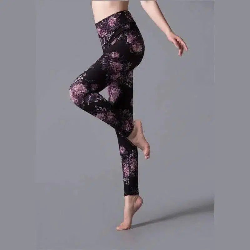 Printed yoga leggings-2