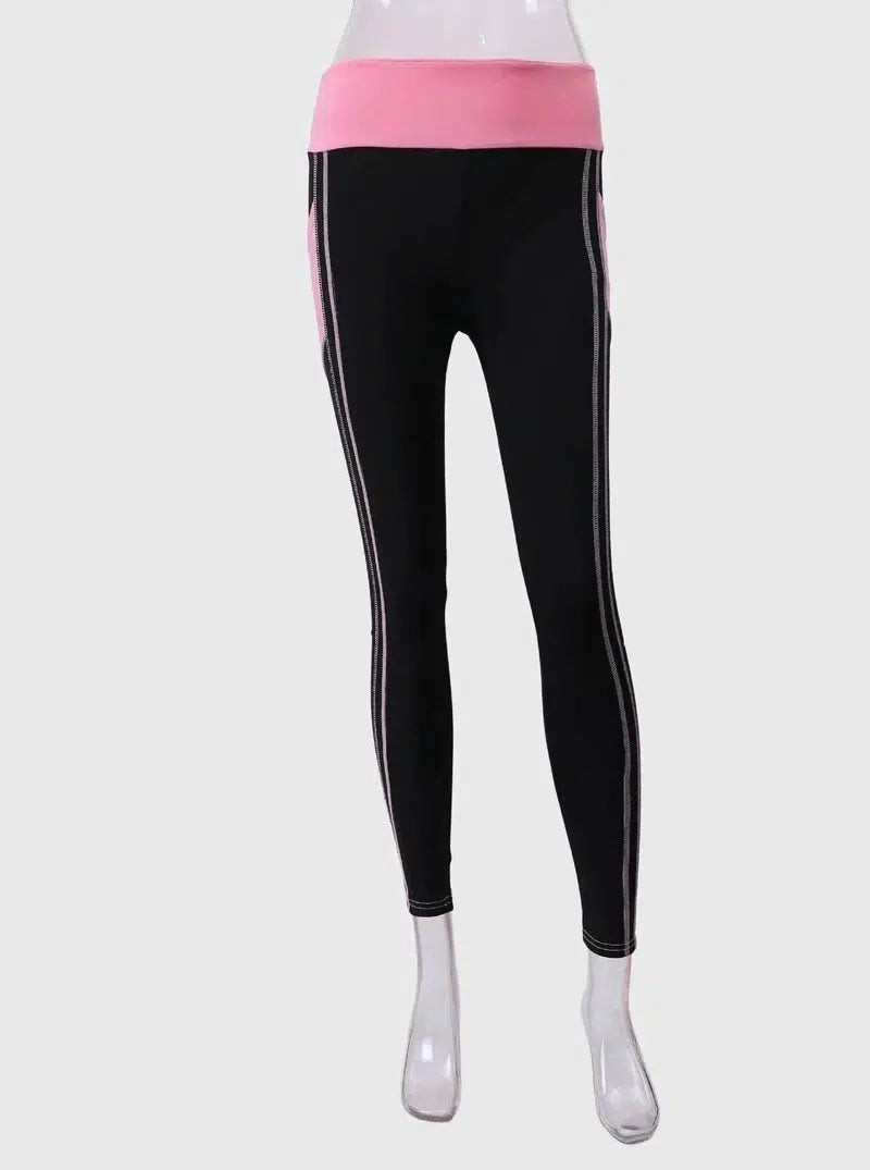 Quick-drying Gothic Leggings Fashion Ankle-length Legging-Pink-4