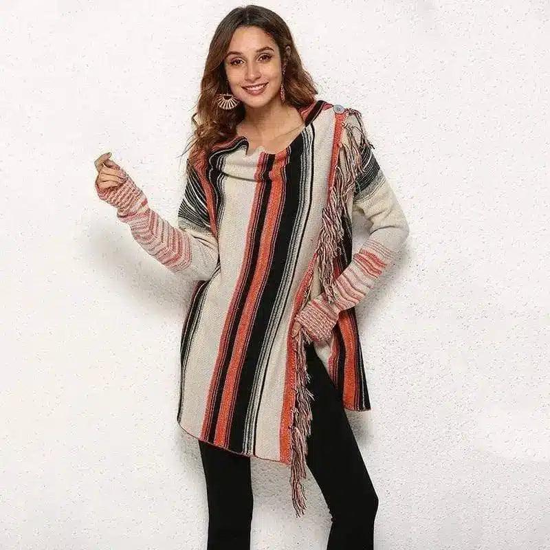 LOVEMI - Lovemi - Shawl knit cardigan sweater coat