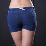 LOVEMI - Lovemi - Sports fitness denim shorts