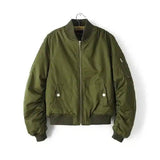 LOVEMI - Lovemi - Stand collar flight jacket