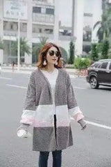 Women's Casual Knit Cardigan for Everyday Wear-Gray-2