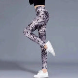 Thin cropped cotton leggings-Purple-15