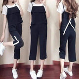 LOVEMI - Lovemi - Three-piece Casual Slim Wide-leg Pants