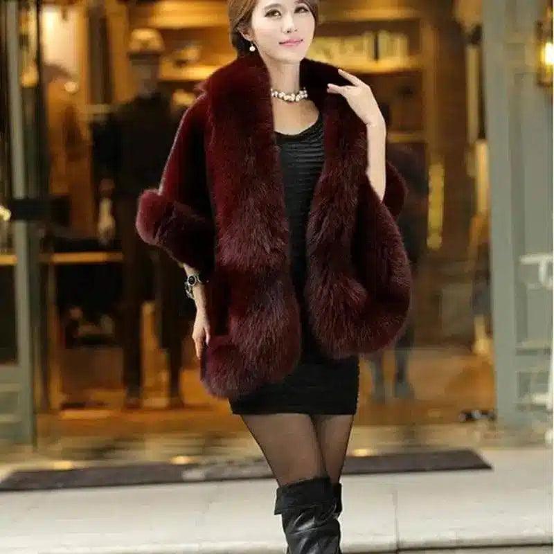 Luxury Faux Fur Women's Jacket-1